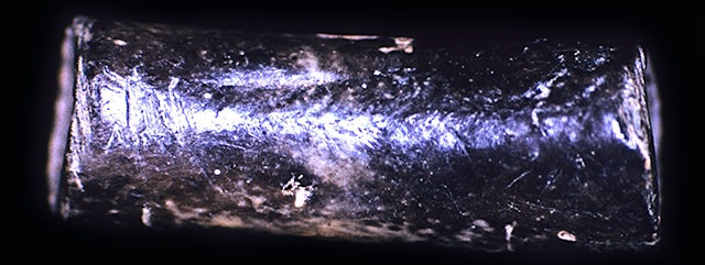 45KT28. Bird bone bead from Component VII-I, Cayuse III Subphase.