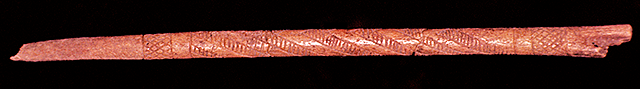 45KT28 - Antler pin from Cultural Component VIIC, Cayuse I Phase