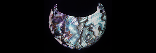 45KT28-96. Abalone Pendent, Cayuse III Subphase, Cultural Component VIIH.