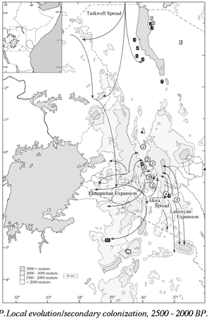 Later Evolution & Interaction of Pastoralists, 2500-2000 BP.