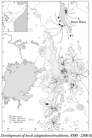Differentiation of Nderit societies, ca. 4000-2500 BP.