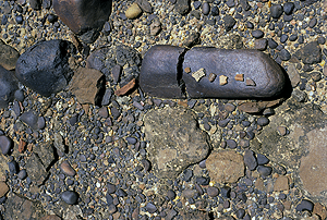 Small, fallen pillar.