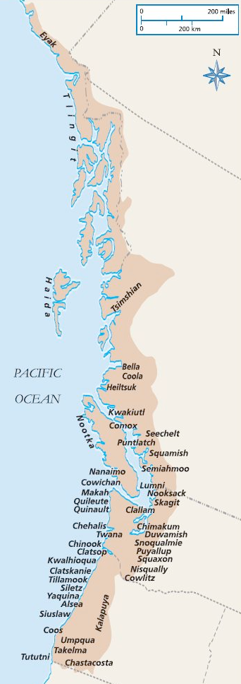 PACIFIC NORTHWEST COAST TOPOGRAPHY