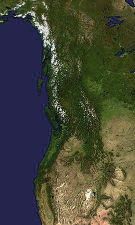 PACIFIC NORTHWEST COAST TOPOGRAPHY