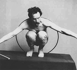 FRANZ BOAS ILLUSTRATING CORRECT DANCE POSTURE.