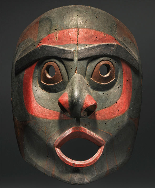 BELLA BELLA WOODEN MASK 1788-1830.