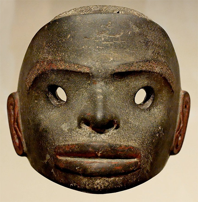 NISGA'A STONE MASK 1788-1830.