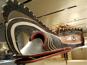 HAMATSA CROOKED BEAK OF HEAVEN MASK, NY METROPOLITAN MUSEUM OF ART, ca 1880-1900