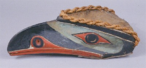 HEYHLIWEY MASK IN THE FORM OF RAVEN, BURKE MUSEUM, ca 1890-1910.