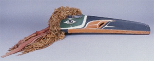 RAVEN HAMATSA MASK, BURKE MUSEUM, ca. 1900-1920