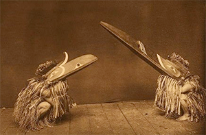HOHOKW AND RAVEN, CURTIS PHOTO FROM 1914