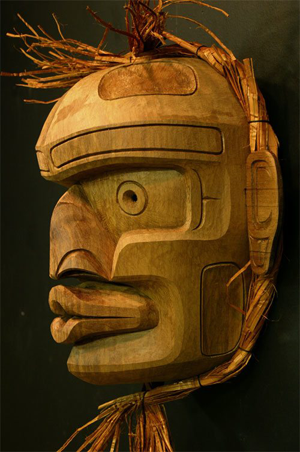 Dzunukwa Mask by Stan C Hunt.