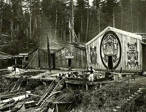 GREAT HOUSE IN FORT RUPERT, 1881.
