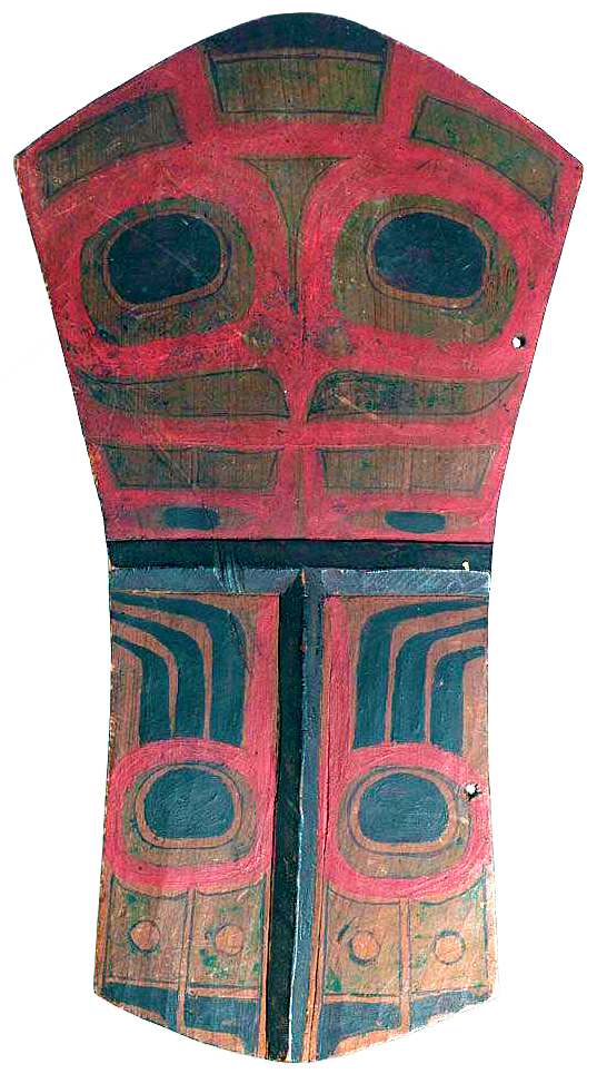 TLINGIT SHAMAN'S HEADDRESS.