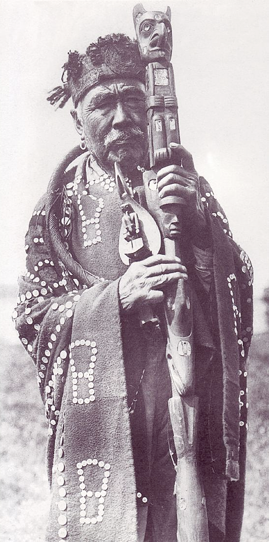CHIEF HAMASOKA WITH STAFF